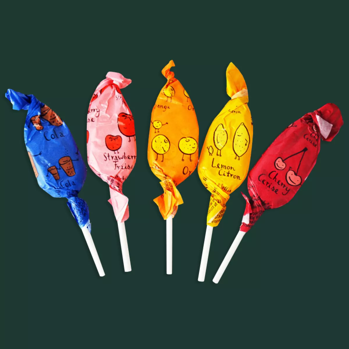 Lollipops - green