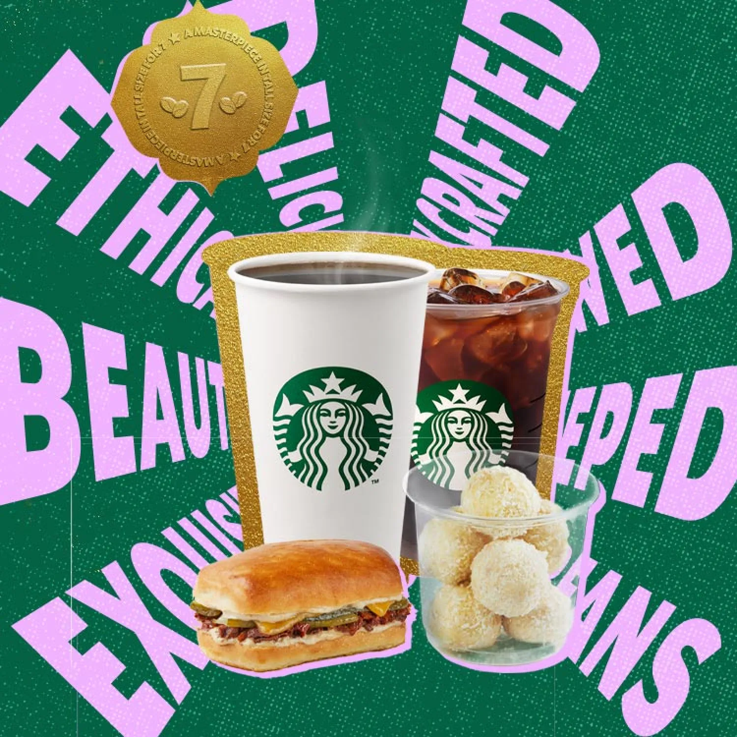 Pair your SAR 7 coffee with food and earn Bonus Stars!
